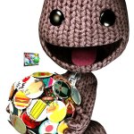 Sackboy Holding Craftworld meme