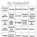 Kyrian247 childhood bingo meme