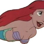 ariel swimming