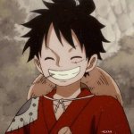 Luffy smile