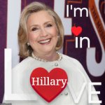 Hillary Heart Throb I'm in Love