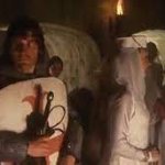 Monty Python and the Holy Grail spanking scene