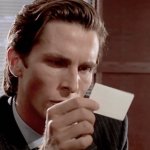 American Psycho Business Card