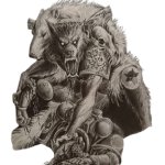 Space Wolves Bran Redmaw (Wulfen)