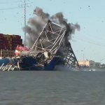 bridge blown up GIF Template