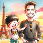 Bryan and RJ eifel tower