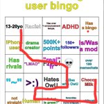 here's you go | image tagged in msmg average user bingo by owu- | made w/ Imgflip meme maker