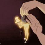 Favorite Scene | MY FAVORITE PART OF PETER PAN WAS WHEN TINKERBELL GOT SPANKED | image tagged in gifs,tinkerbell | made w/ Imgflip video-to-gif maker