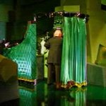 Behind the Curtain GIF Template