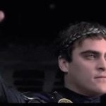 Gladiator puts his thumbs down GIF Template