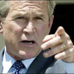 George Bush Pointing