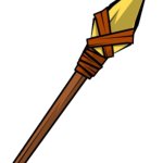 Cartoon Spear Transparent Background