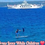 Cruise Ship and Surfboad | Jesus Loves White Children ❤️ | image tagged in cruise ship and surfboad,slavic,jesus loves white children | made w/ Imgflip meme maker