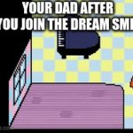Your dad | YOUR DAD AFTER YOU JOIN THE DREAM SMP: | image tagged in gifs,dream smp,papyrus undertale,undertale | made w/ Imgflip video-to-gif maker