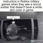 Roblox Military meme
