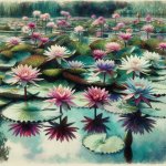 Fake Monet waterlilies