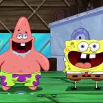 Spongebob and Patrick drooling