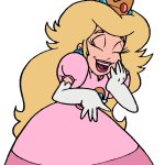 peach laughing