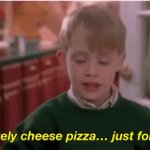 Cheese pizza GIF Template