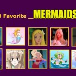 top 10 favorite mermaids meme