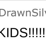 silver "I LOVE KIDS!!!!!"