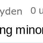 ayden loves minors