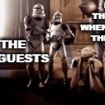 WOUHOUUU | ME AT THE PARTY WHEN I CHOOSE THE MUSIC; ALL THE OTHER GUESTS | image tagged in gifs,yoda,dance,star wars,party | made w/ Imgflip video-to-gif maker