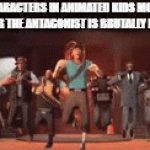 WE DID IT! WE SAVED THE DAY! | CHARACTERS IN ANIMATED KIDS MOVIES AFTER THE ANTAGONIST IS BRUTALLY KILLED: | image tagged in gifs,funny | made w/ Imgflip video-to-gif maker