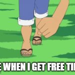 Finally | ME WHEN I GET FREE TIME | image tagged in gifs,gaming | made w/ Imgflip video-to-gif maker