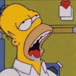 Homer Simpson Drooling