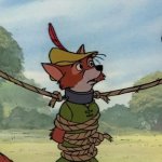Robin Hood tied up