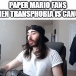 Can't believe we get to beat up a transphobe with hammers - in HD! | PAPER MARIO FANS WHEN TRANSPHOBIA IS CANON: | image tagged in gifs,mario,gaming,nintendo | made w/ Imgflip video-to-gif maker