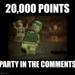 99th featured image yayayayyayayay | PARTY IN THE COMMENTS; 20,000 POINTS | image tagged in gifs,cool,be like bill,oh wow are you actually reading these tags,surprised pikachu,hide the pain harold | made w/ Imgflip video-to-gif maker