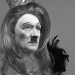 Adolf Hitler In Drag