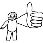 Creepy Thumbs Up meme