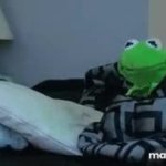 Kermit Awakes GIF Template