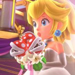 peach wedding