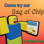 Bag of Chip advertisement
