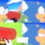 me when I see cringe | FART | image tagged in sonic the hedgehog | made w/ Imgflip meme maker