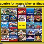 favorite animated movies bingo volume 2 | image tagged in favorite animated movies bingo volume 2,cinema,anime,studio ghibli,movies,classic movies | made w/ Imgflip meme maker