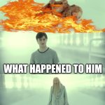 IT HAPPENS | WHAT HAPPENED TO HIM; HE LOOK AT SUN DURING SOLAR ECLIPSE | image tagged in dead baby voldemort / what happened to him,solar eclipse | made w/ Imgflip meme maker
