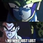 It’s him | INTRUDER; ME WHO JUST LOST 5 RANKED GAMES IN A ROW | image tagged in gohan tweakin | made w/ Imgflip meme maker