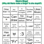 The Marie Bingo! meme