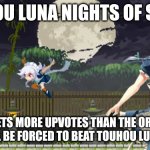 Touhou Luna Nights of shame meme