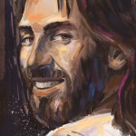 jesus modern painting