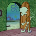 Who's at Squidward's Door?