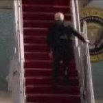 Sped Joe Biden running GIF Template