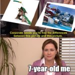 Did anyone else make their own waterslides? | 7-year-old me | image tagged in memes,they're the same picture,childhood,relatable memes,funny memes | made w/ Imgflip meme maker