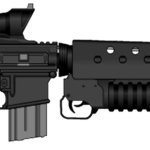 Colt M16A3 with an Acog and M203