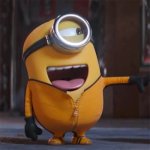 Minion Laughing GIF Template
